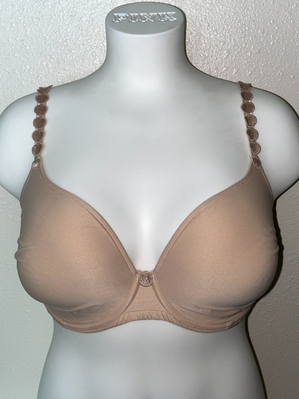 PRE-OWNED MARIE JO TOM HEARTSHAPE BRA SZ UK 34F